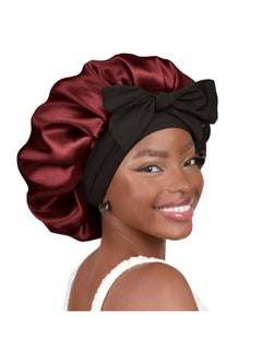 MX single-layer black ribbon - wine red