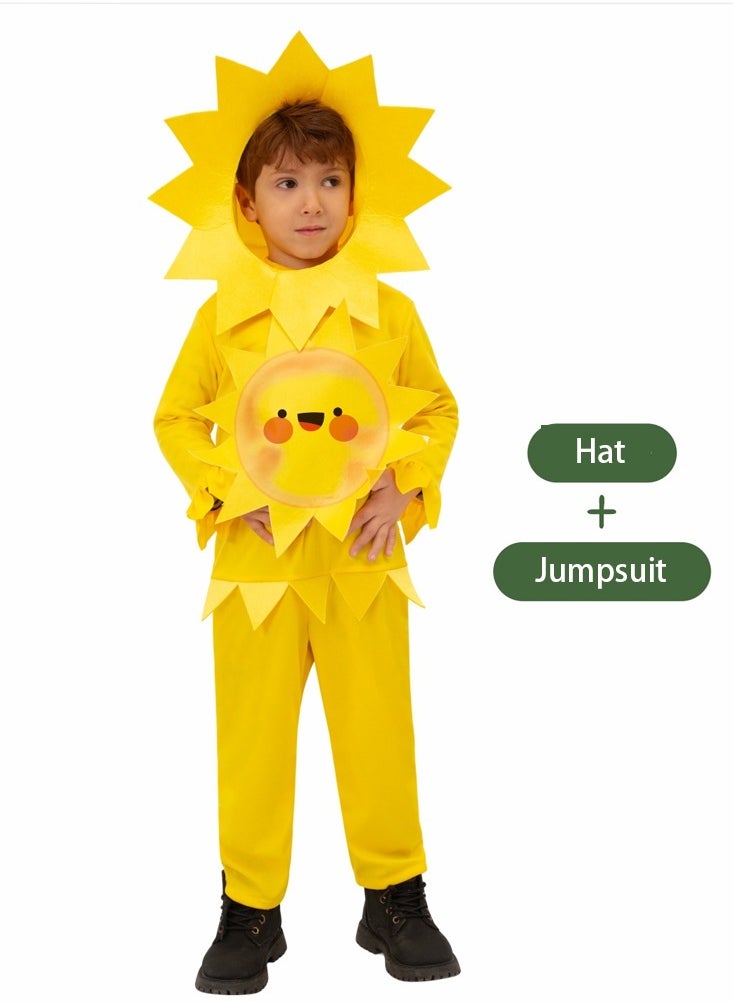 Al Aoyama - Children's plant sunflower performance costumes, party kindergarten costumes - Image 1