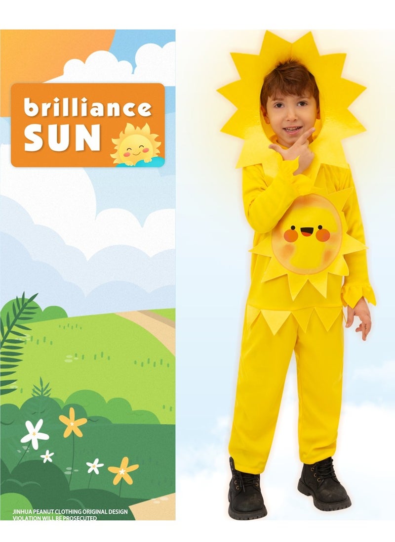 Al Aoyama - Children's plant sunflower performance costumes, party kindergarten costumes - Image 1