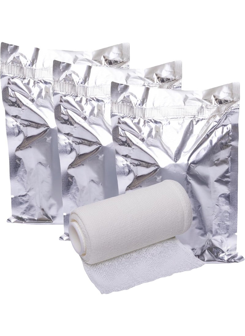 Vakly 4 Unna Boot Bandage Gauze Dressing with Zinc Oxide 4 x 10 Yards Provides Customized Compression  Self Adhesive Cover Wrap 3 of Each Individually Packaged  Vakly 1st Aid Kit Guide  - Image 4