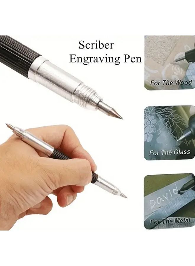 2pcs Hard Alloy Engraving Pen For Glass Ceramics And Metals Carving Tool - Image 3