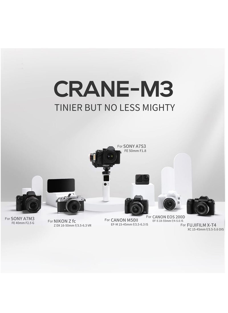 Zhiyun - Crane M3 Combo Version 3 Axis Handheld Gimbal Stabilizer for Mirrorless Cameras - Image 1