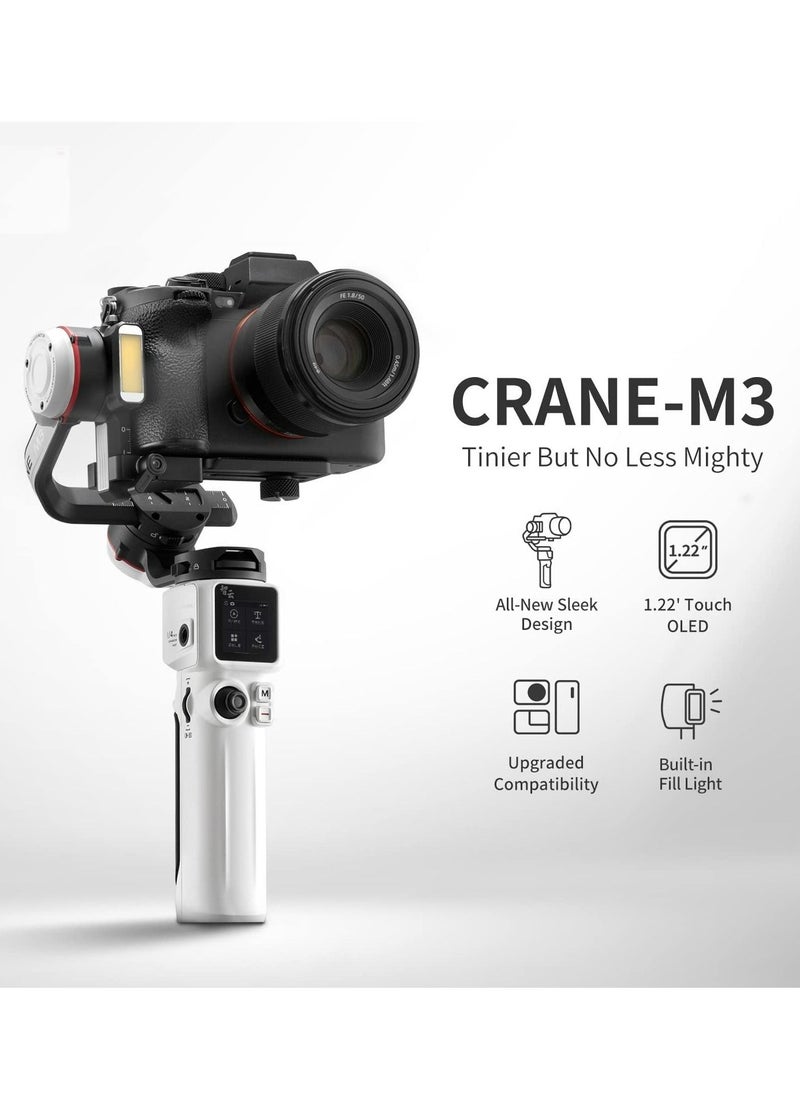 Zhiyun - Crane M3 Combo Version 3 Axis Handheld Gimbal Stabilizer for Mirrorless Cameras - Image 1