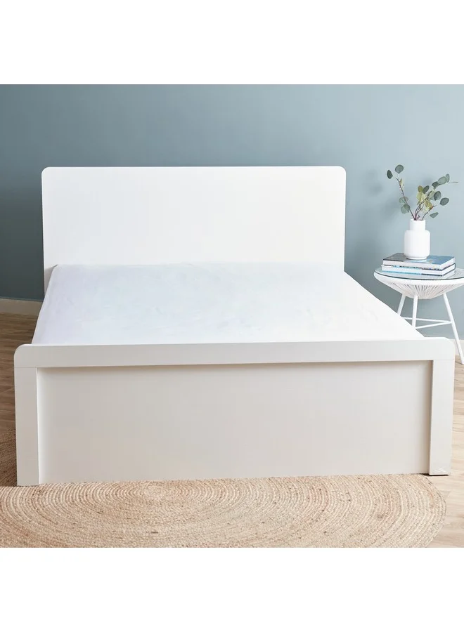 Home Box Ballina Solid Cotton King Flat Sheet 260 x 240 cm