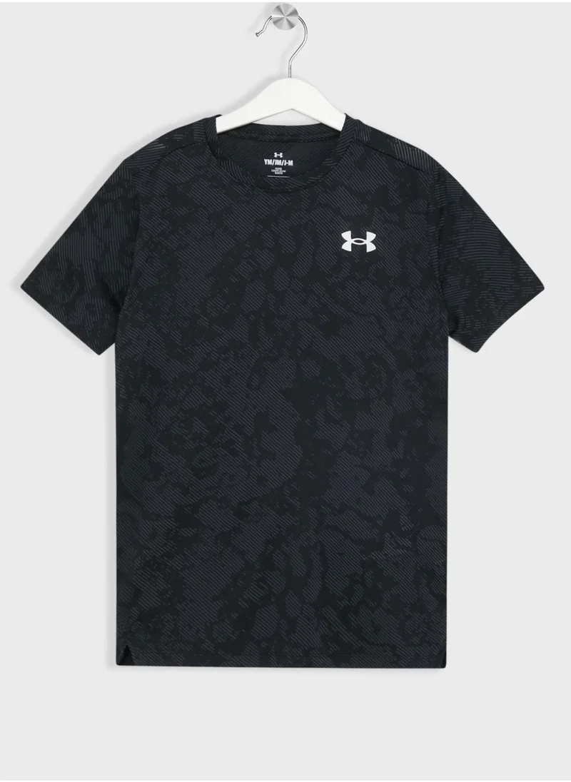 UNDER ARMOUR Boys' Tech Vent Geode T-Shirt