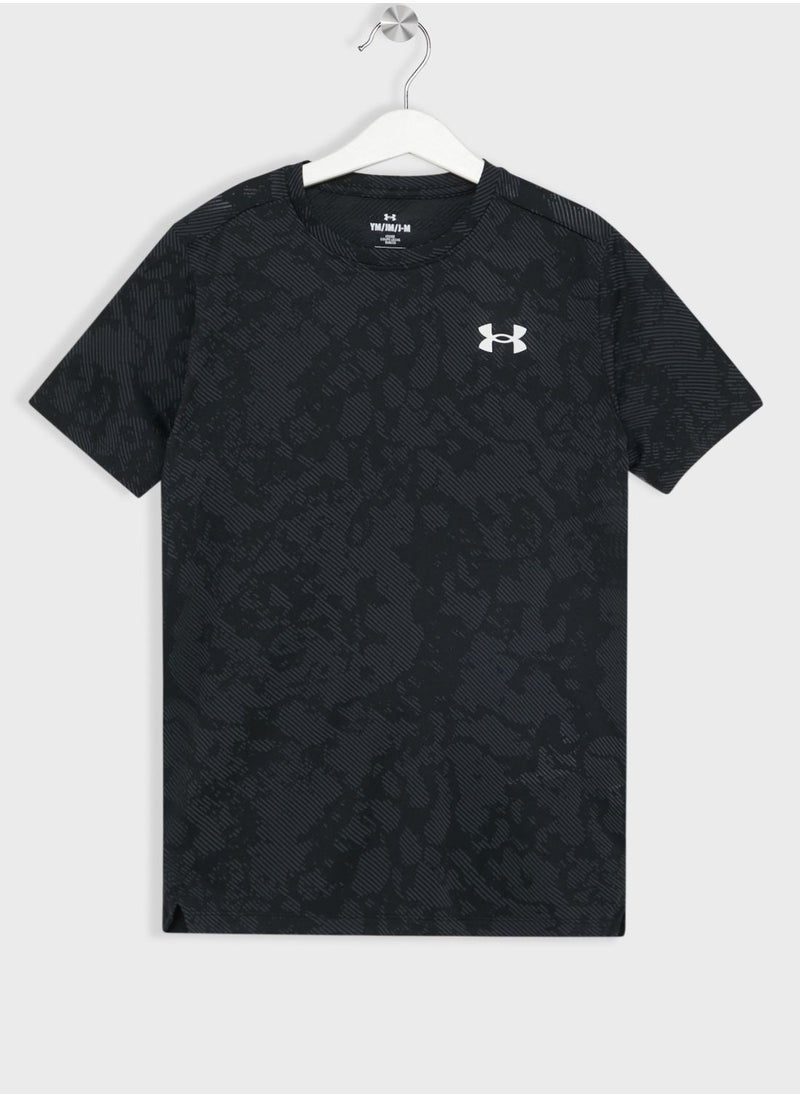 UNDER ARMOUR - Boys' Tech Vent Geode T-Shirt - Image 1