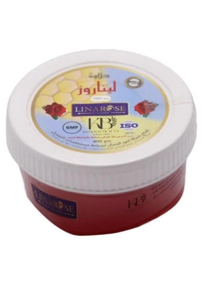 لينا روز مزيل حلاوة شعر للنساء بالعسل - 400 جرام - Image 1