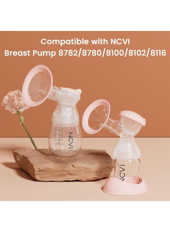 NCVI فلنجات استبدال NCVI 21 مم متوافقة مع 8780/8782/8100/8102، ملحقات مضخة الثدي، خالية من BPA - Image 2