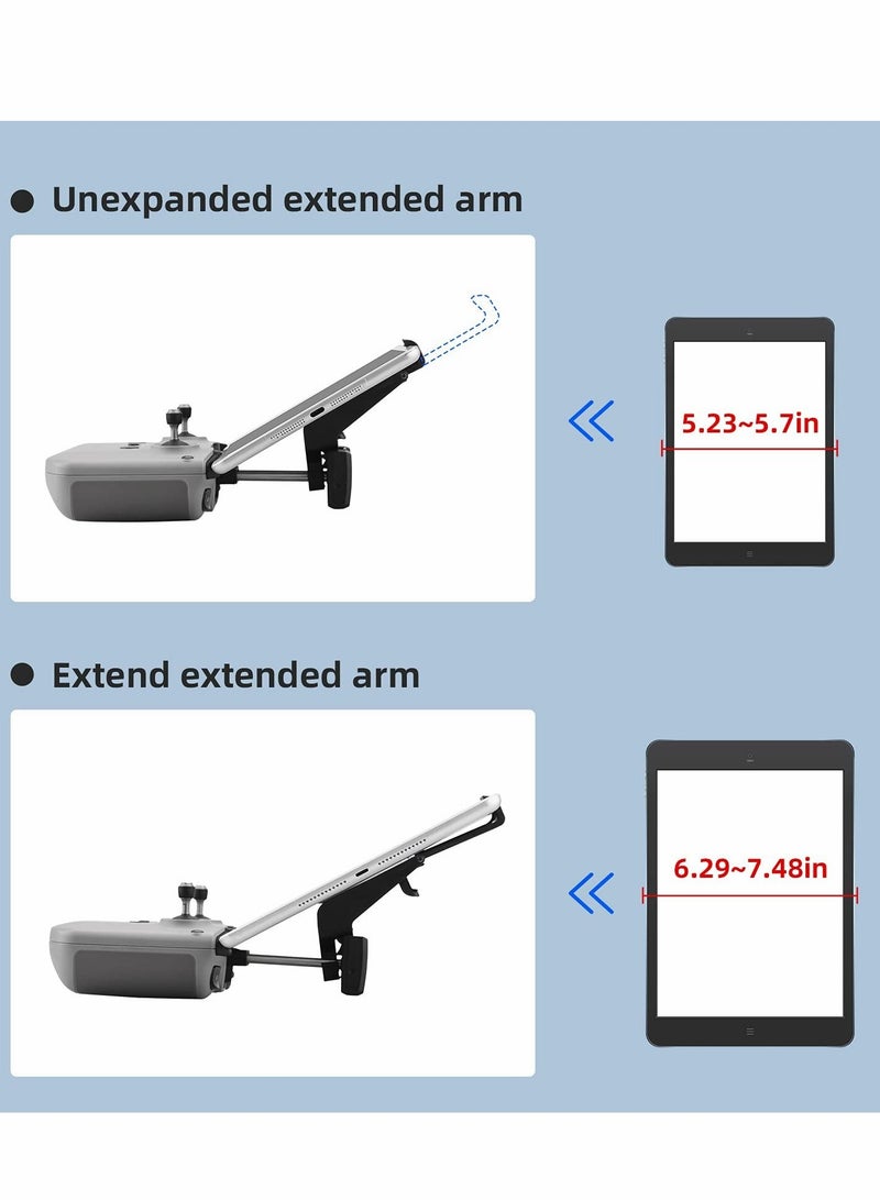 Y&D Tablet Extended Bracket Holder for DJI Mini 2/Air 2S/Mavic 3/Air 2 Adjustable iPad Moun Drones, Control Clip Accessories - Image 4