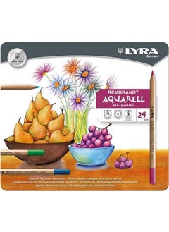 Rembrandt Aquarell Dry Watercolor Pencil 24 Colors