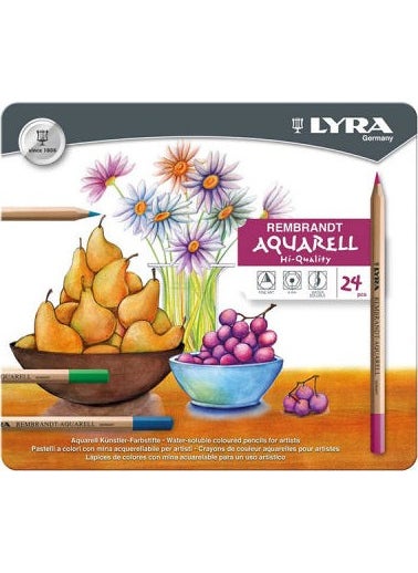 Lyra - Rembrandt Aquarell Dry Watercolor Pencil 24 Colors - Image 1