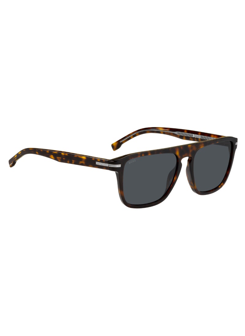 HUGO BOSS - Rectangular Flat Top Hugo Boss Sunglasses Frames - Image 1