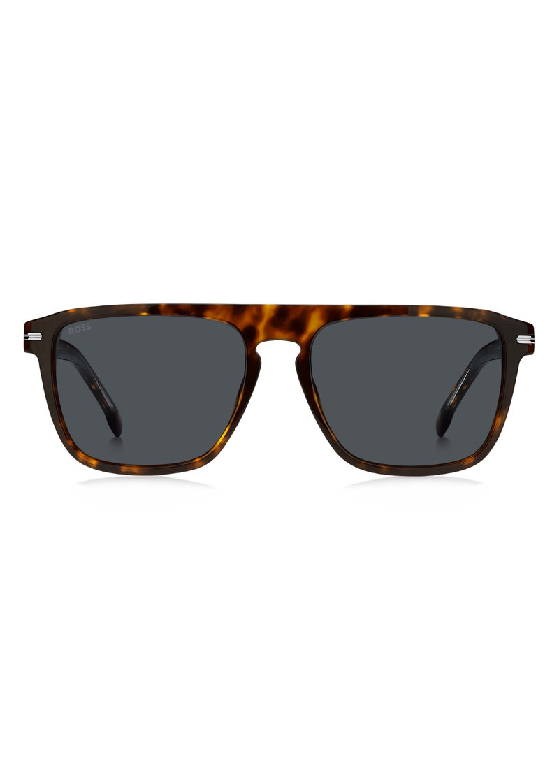 HUGO BOSS - Rectangular Flat Top Hugo Boss Sunglasses Frames - Image 1