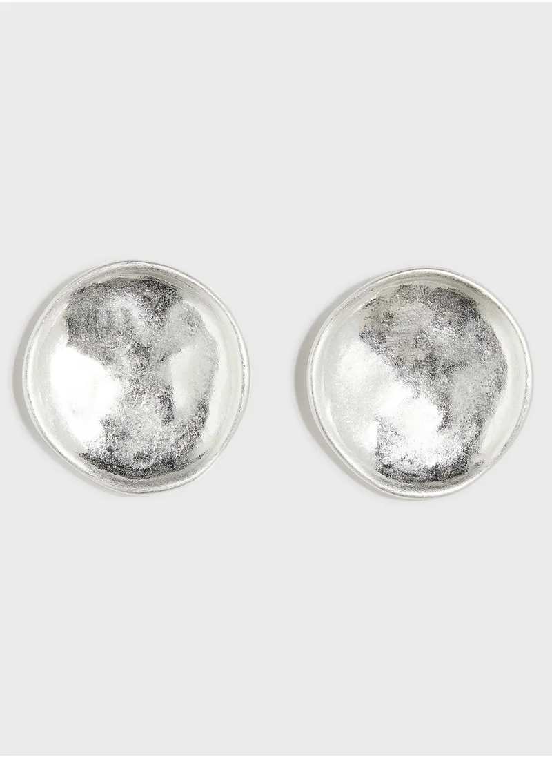 H&M Hammered Earrings