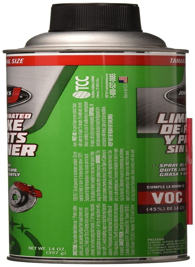 جونسون منظف فرامل غير مكلور من جونسن 2417 متوافق مع معايير OTC - 14 أونصة. - Image 2