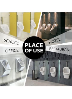 ماركة غير محددة 5 Pack Scented Urinal Screens Deodorizer with Anti-Splash Bristles, Men Bathroom Deodorizer Waterless Toilet Anti Splash Urinal for Public Restrooms and Fits Most Brand Urinals  - Image 5
