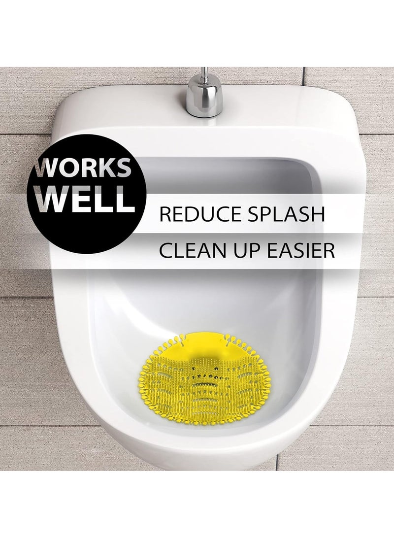 ماركة غير محددة - 5 Pack Scented Urinal Screens Deodorizer with Anti-Splash Bristles, Men Bathroom Deodorizer Waterless Toilet Anti Splash Urinal for Public Restrooms and Fits Most Brand Urinals - Image 1
