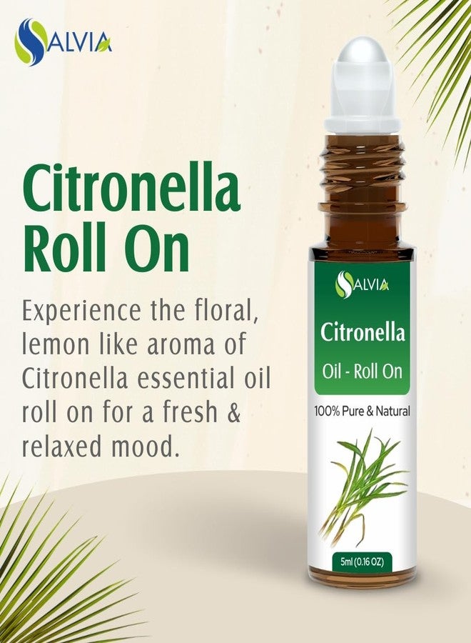 Salvia Pure & Natural Citronella Essential oil Roll on - 5ml pack of 2 - Image 2
