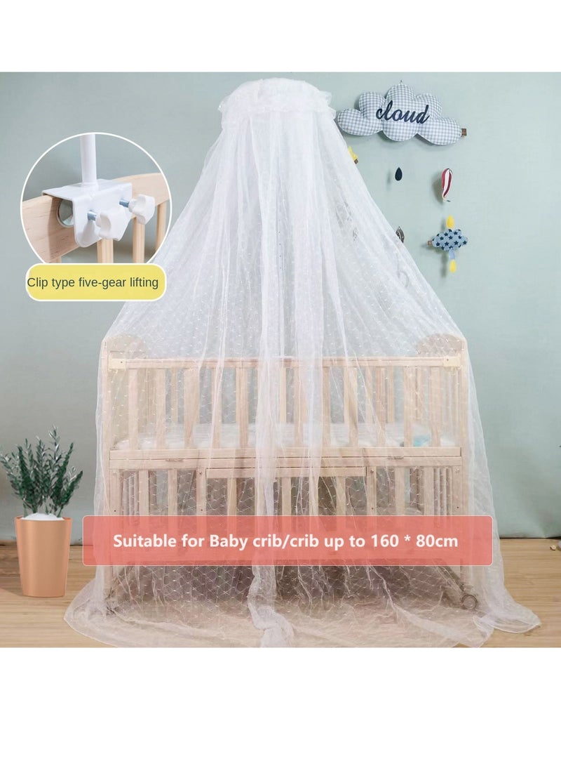 general Mosquito Net With Stand White Suitable For Baby Crib Up To 160 * 80Cm - Image 3