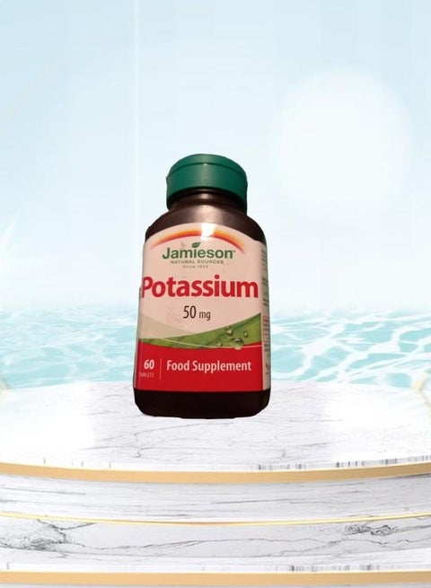 Potassium Food Supplement 50mg 60 Tablets