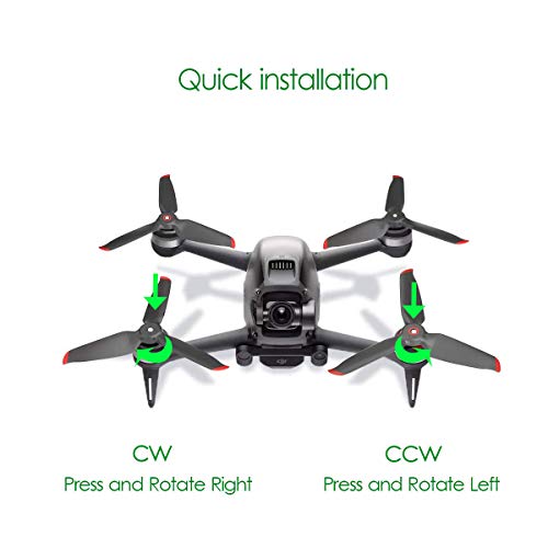 YETEETH 8 Pcs Propellers Replacement for DJI FPV Drone Accessories Low Noise Blades Props - Image 5