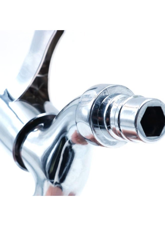 ECVV 1 Set Washing Machine Faucet Sink Faucet Cold Water Tap Household Washer Tap Sink Water Tap Sink Basin Water Tap Wash Basin Single Handle Copper - Image 5