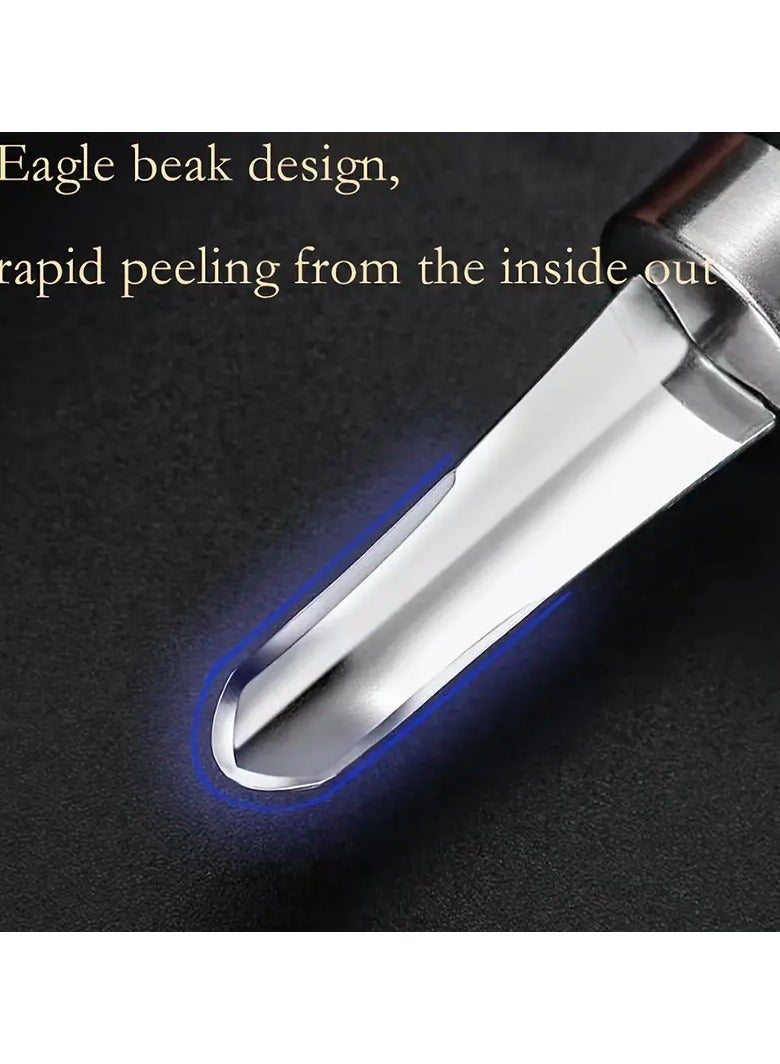 Goolsky 1pc Stainless Steel Shrimp Deveiner Tool, Shrimp Cleaner Peeler, Seafood Shell Cutter Remover, Portable Shrimp Line and Vein Cleaning Tool, Easy Clean Kitchen Gadget for Lobster and Prawn Preparation - Image 2