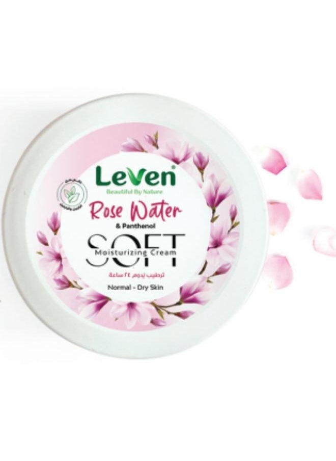 LEAVEN - Soft Moisturizing Cream Rose Water & Panthenol 75 ml - Image 1