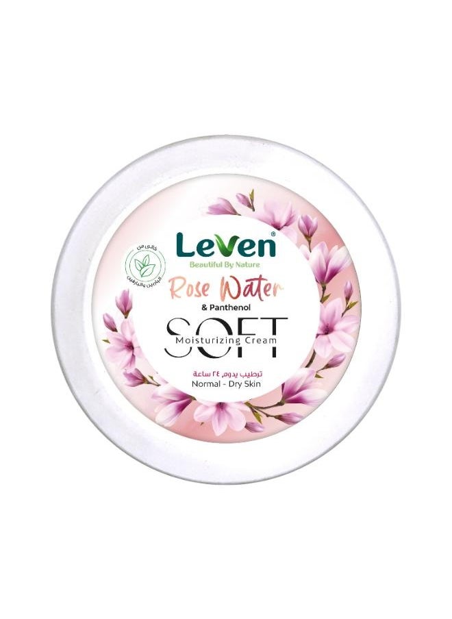 LEAVEN - Soft Moisturizing Cream Rose Water & Panthenol 75 ml - Image 1
