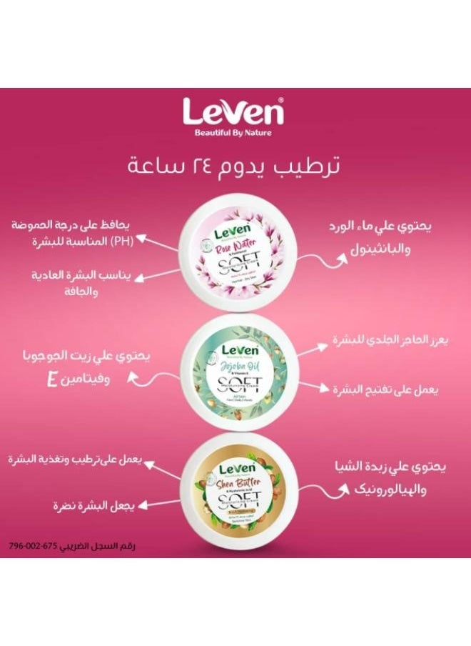 LEAVEN - Soft Moisturizing Cream Rose Water & Panthenol 75 ml - Image 1