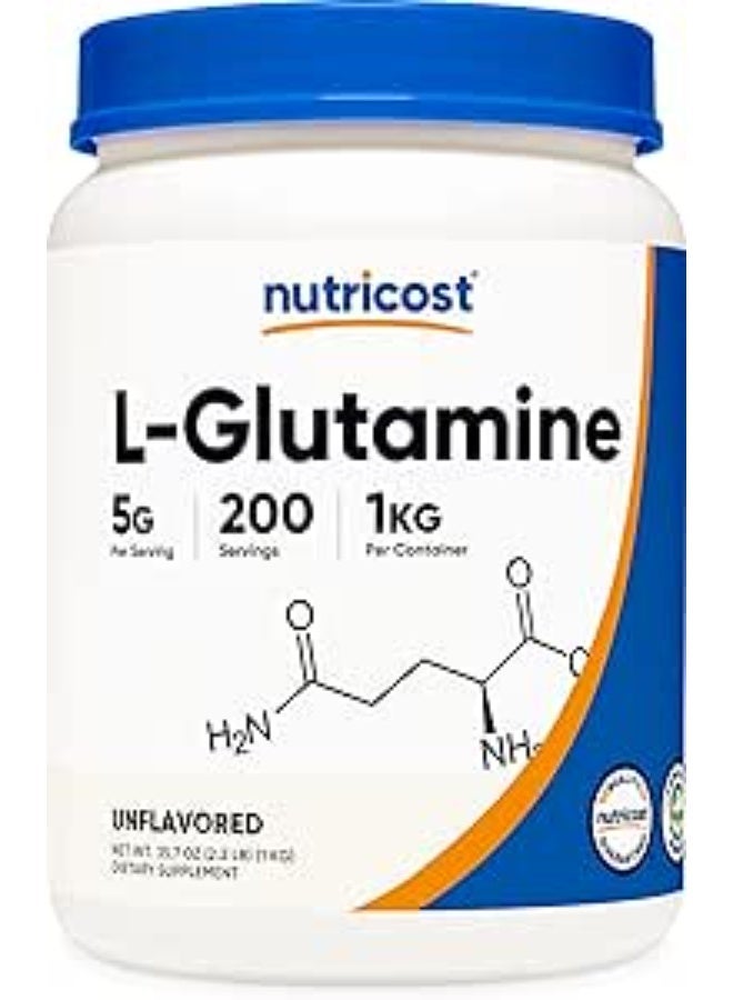 نوتريكوست، إل-جلوتامين، بدون نكهة، 35.7 أونصة (1 كجم) - Image 1