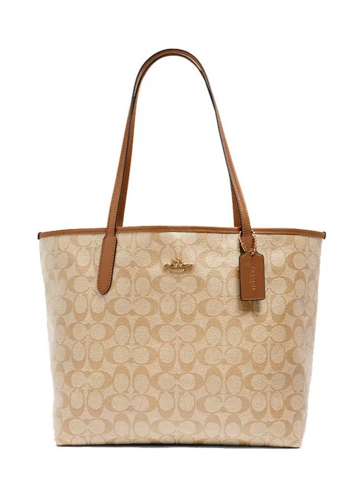 coachoutlet - COACH City Tote Bag In Signature Canvas - Image 1
