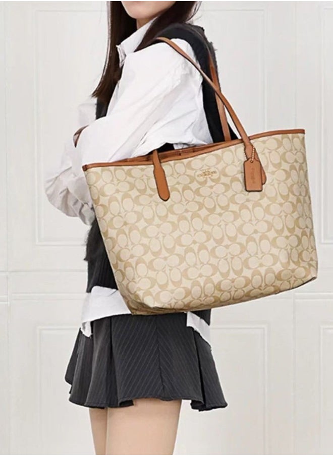 coachoutlet - COACH City Tote Bag In Signature Canvas - Image 1