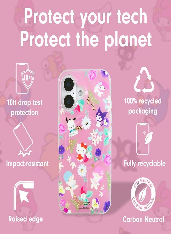 Sonix x Sanrio Case for iPhone 16 | Compatible with MagSafe | 10ft Drop Tested | Hello Kitty and Friends Floral - Image 4