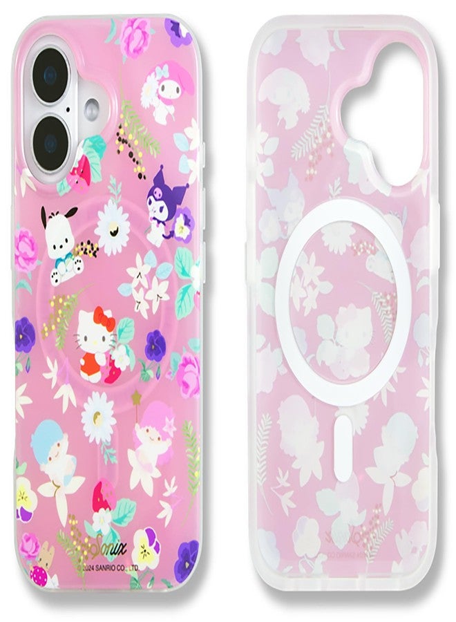Sonix x Sanrio Case for iPhone 16 | Compatible with MagSafe | 10ft Drop Tested | Hello Kitty and Friends Floral - Image 1