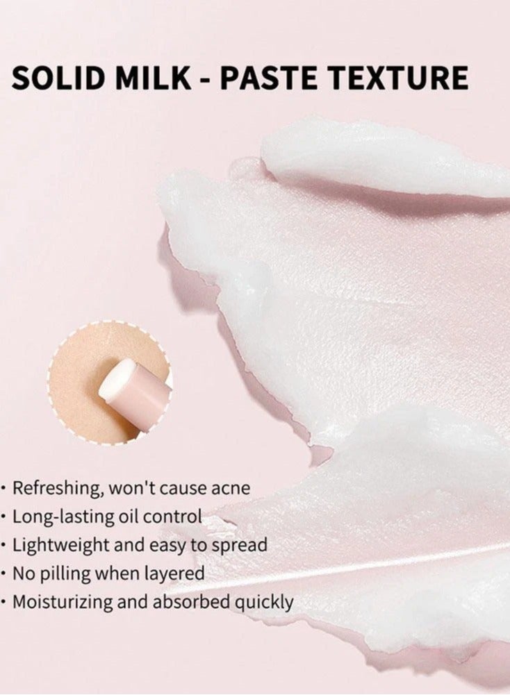 lakerain Blur Stick Instant Pore less Blur and Smooth Face Primer Pore Invisible Cream Balm Stick Pore Minimizer and Reducer Balm for Face Pores Tightening Moisturizing Conceals Pores Cream - Image 3