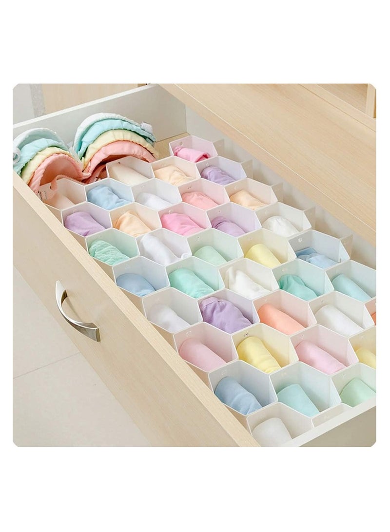 Arabest Drawer Organizer-Divider-Sock-Belt-Scarf-Underwear-56 Slots Total-Set/2  - Image 1