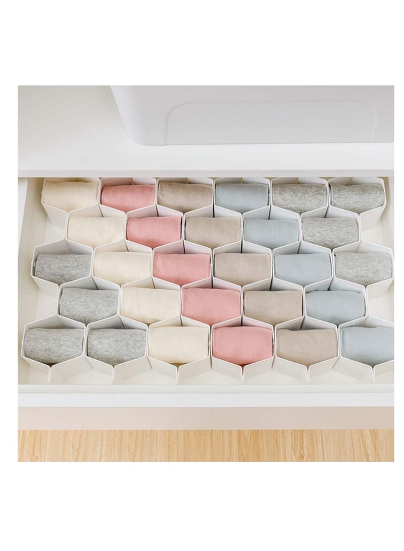 Arabest Drawer Organizer-Divider-Sock-Belt-Scarf-Underwear-56 Slots Total-Set/2  - Image 3