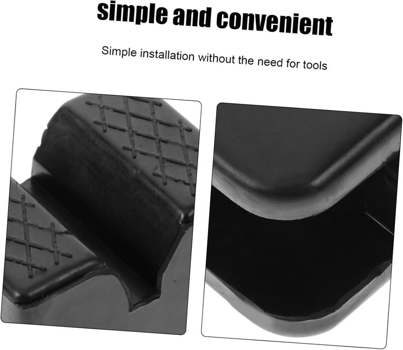 PRETYZOOM 4PCS Car Jack Support Pads Rubber Lift Tray Pads for Vehicle Support for Floor Suitable for RVs and Automobiles - Image 5