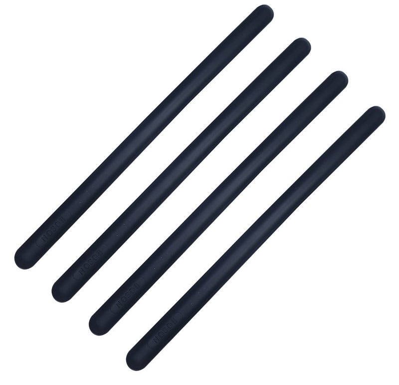 SARTE Universal Car Edge Door Guard Scratch Protector Silicone Rubber Bumper Protector Guard Anti-Scratch Bumper Protector Anti-Collision Patch Bumper Guard Strip for All Cars (4pcs-Black) - Image 1
