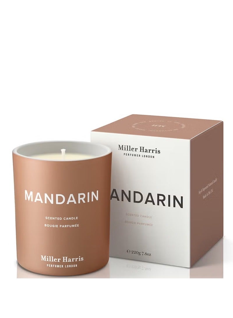 Miller Harris Mandarin Scented Candle 220g - Image 1
