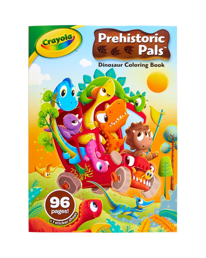 Crayola Dinosaur Coloring Book, 96 Coloring Pages, Ages 3, 4, 5, 6 - Image 1