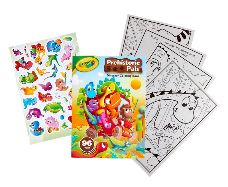 Crayola Dinosaur Coloring Book, 96 Coloring Pages, Ages 3, 4, 5, 6 - Image 2