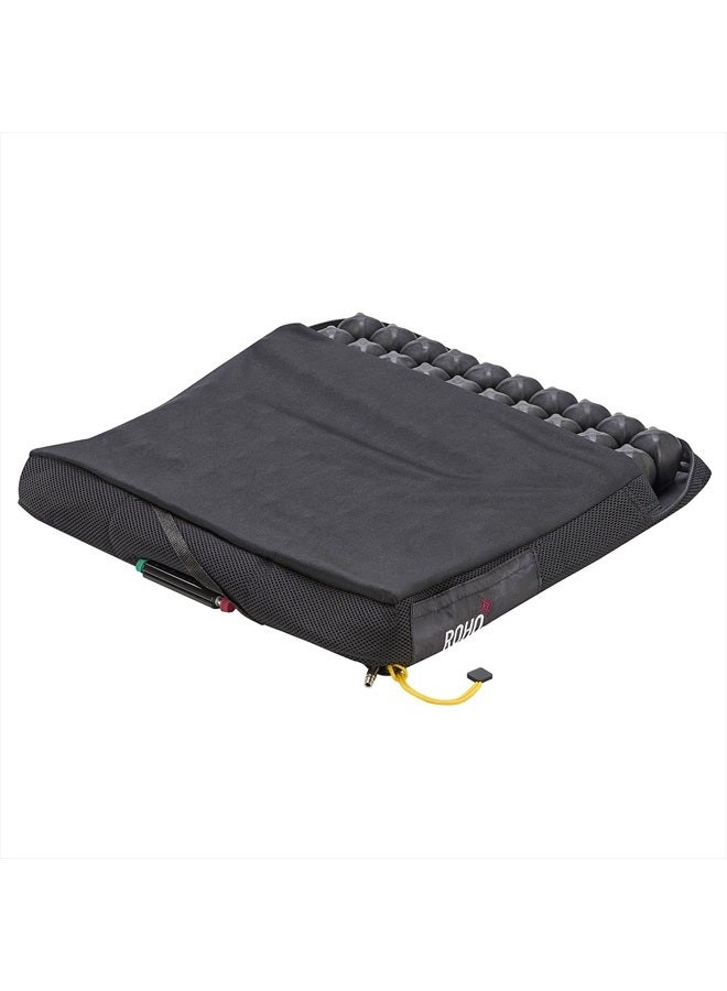 ROHO Low Profile QUADTRO SELECT Seating and Positioning Wheelchair Seat Cushion BUTTON: QS109LPC 18-19 X 16-17 - Image 2