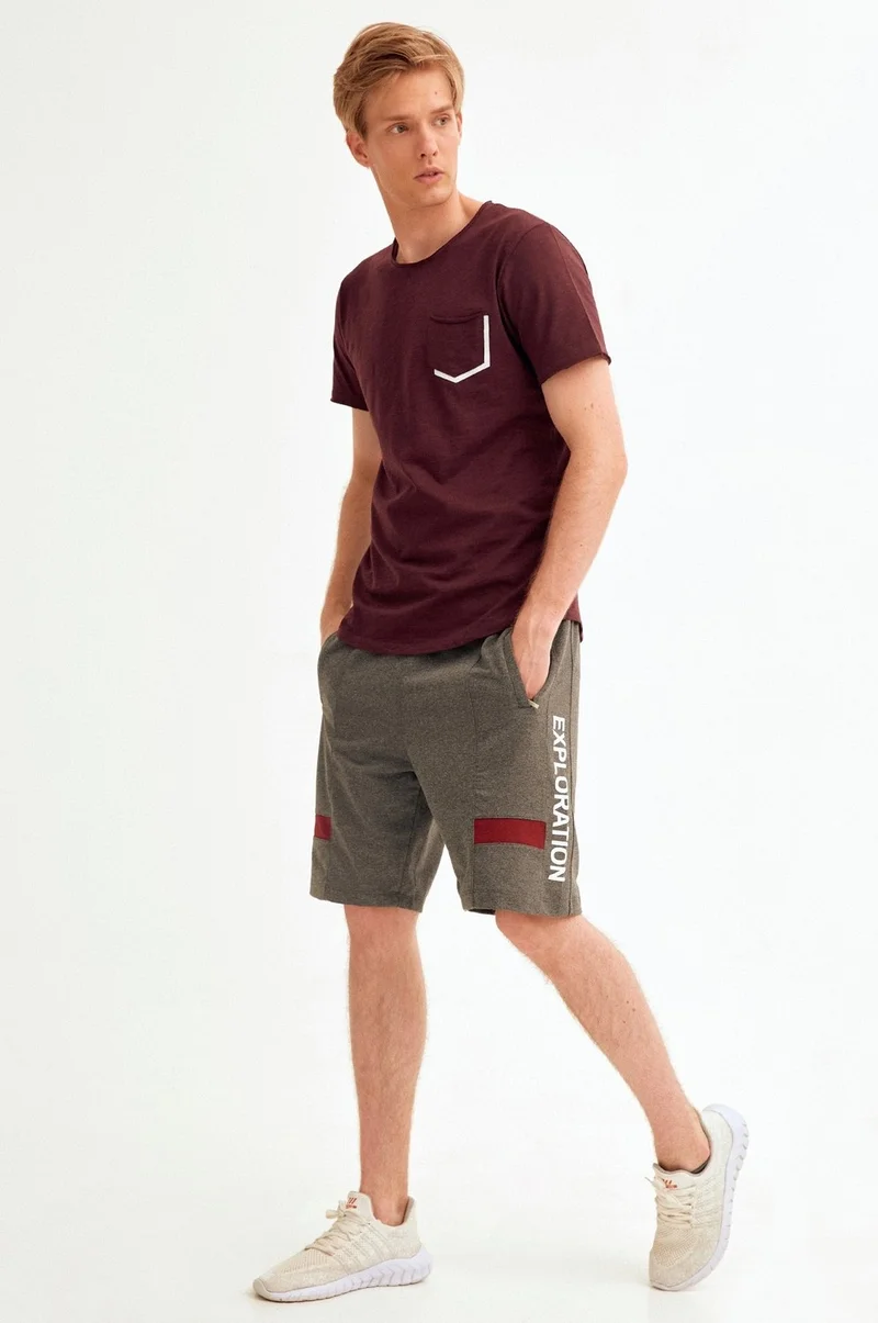 فولامودا Printed Shorts with Zipper Pocket
