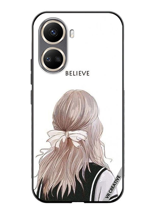 VR CREATIVE Protective Case Cover For Huawei Nova 10 SE Believe With Girl Design Multicolour - Image 1