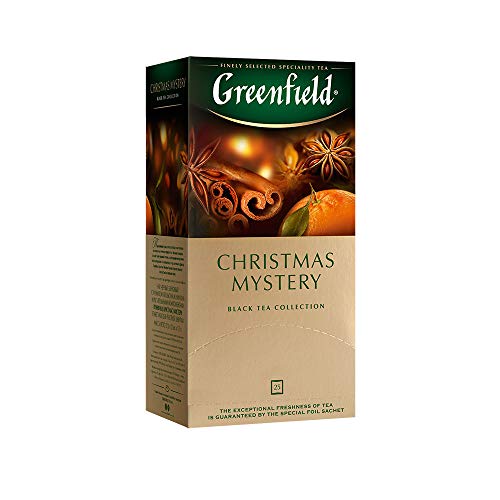 Greenfield Christmas Mystery Black Tea Fruit & Herbal Collection 25 Teabags The Execptional Freshness Of Tea Is Guranteed By The Special Foil Sachet - Image 3