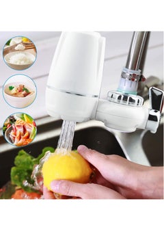 SYOSI Ceramic Faucet Filter Multi-Stage Advanced Faucet Water Filter System Removes Chlorine, Sediment, Chemicals Suitable for Most Taps, Home Kitchen Healthy Drinking Water Filter  - Image 2