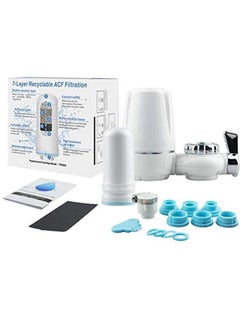 SYOSI Ceramic Faucet Filter Multi-Stage Advanced Faucet Water Filter System Removes Chlorine, Sediment, Chemicals Suitable for Most Taps, Home Kitchen Healthy Drinking Water Filter  - Image 5