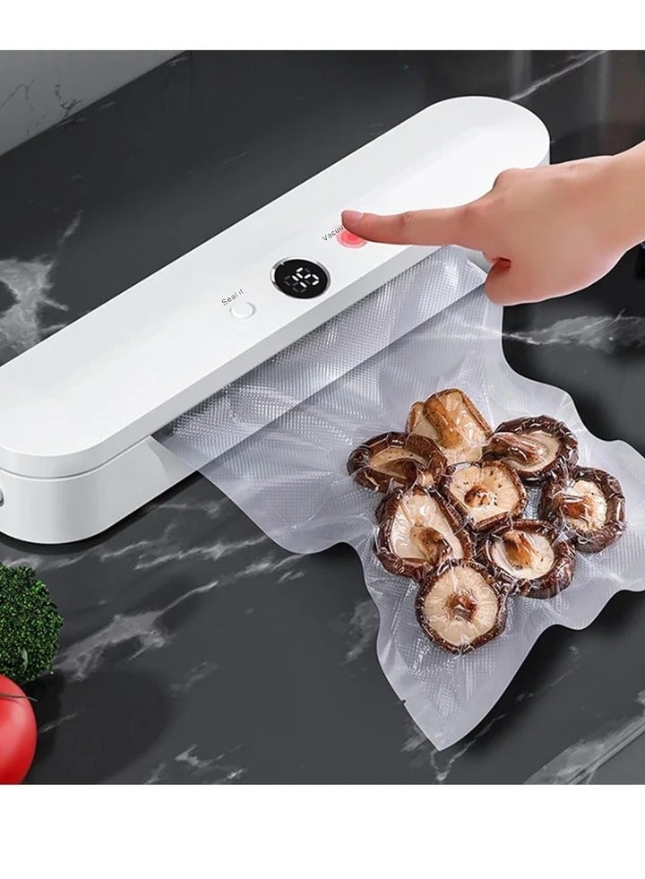 Vacuum Sealer Food Vacuum Sealer Machine Automatic Food Vacuum Sealer for Food Preservation Sealing Packing System Fresh Modes for All Saving needs Easy - Image 1